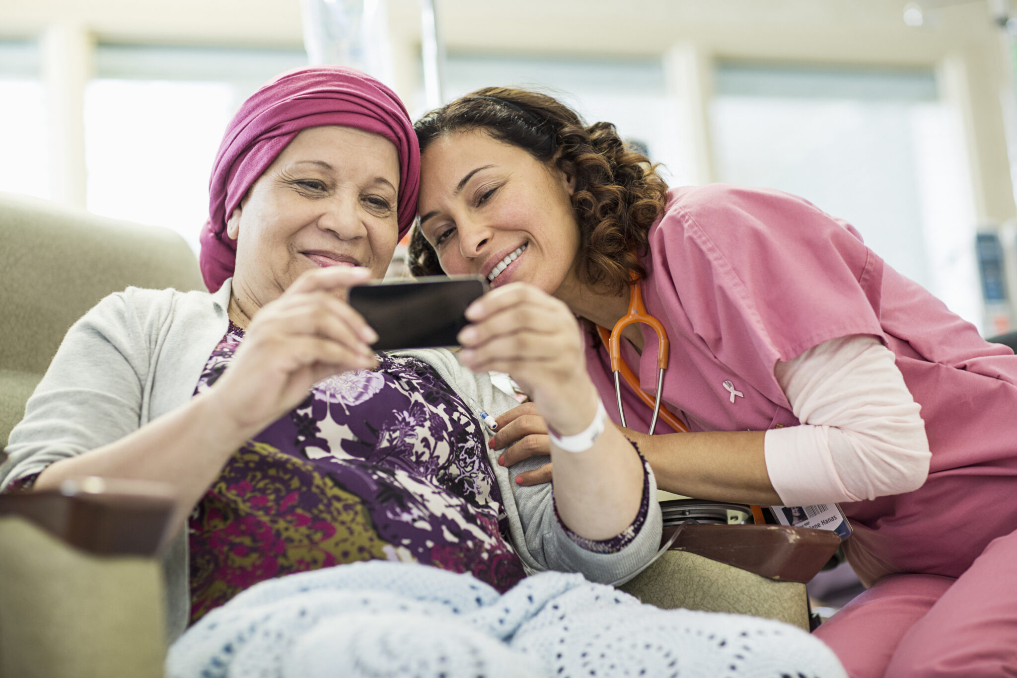caregiver and patient